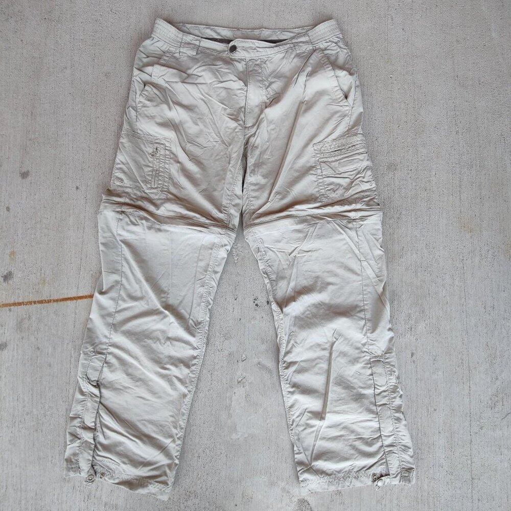 Vintage Y2K 'Columbia' titanium series khaki zip-off cargo hiking pants m